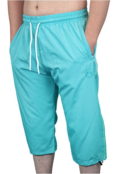 ihvanonline Men's Pool Sea Long Knee Length Capri Shorts Water Green- 1520-25