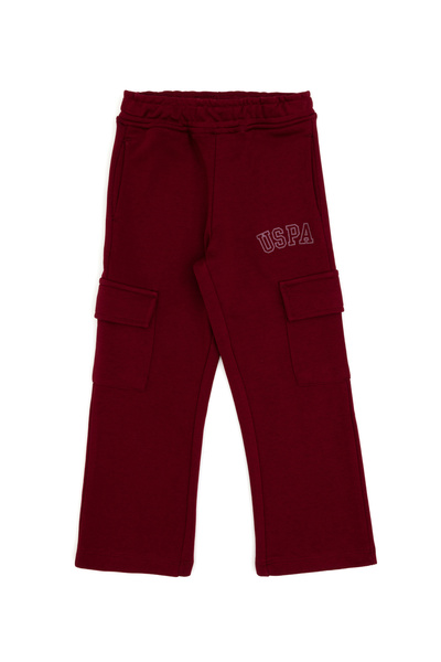 U.S. Polo Assn. Girl's Burgundy Sweatpants 50316892-Vr014
