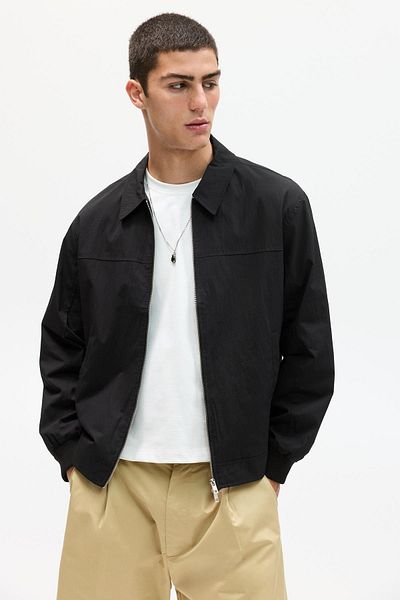 Pull & Bear Lightweight jacket with lapel collar