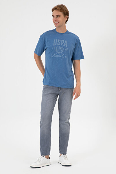 U.S. Polo Assn. Erkek Gri Tapered Fit Jean Pantolon 50304386-DN0025