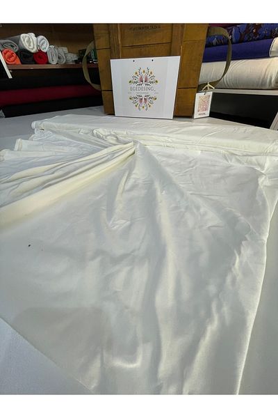 EGE DESIGN Viscose Lyc Combed White