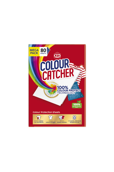 K2R Colour Catcher Napkins, for washing machine, Colour Catcher, 80 pcs