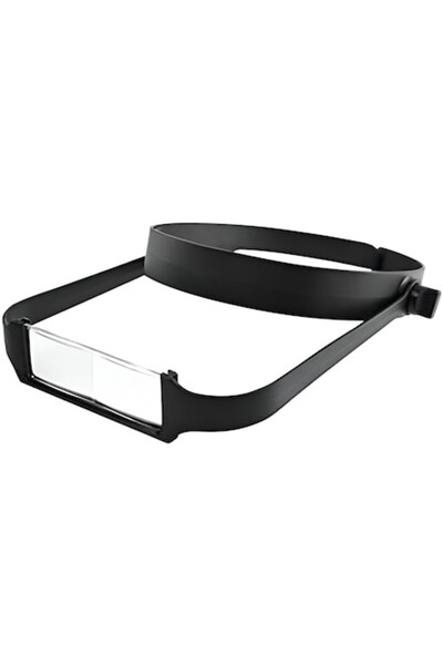 SOHO Lupă cu bandă de susținere reglabilă, 2,5X SOHO, neagră