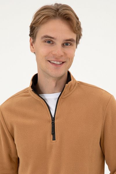 U.S. Polo Assn. Men's Brown Basic Sweatshirt 50313777-Vr233