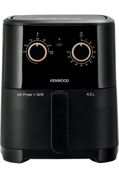 Kenwood مقلاة هوائية + شواية XL سعة 4.5 لتر، 1300 واط، مقلاة هوائية مع وظيفة ...
