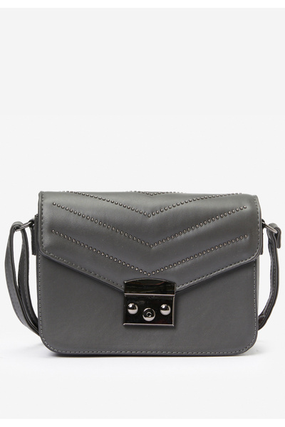 B T Shoes Šedé ramenní kabelka Rapsodize
