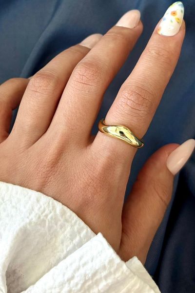 Leo'Stone New Season Serenity Design Adjustable Women's Ring