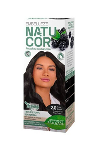 Natucor Vegan Vopsea fara amoniac Natucor Vegan, negru neted