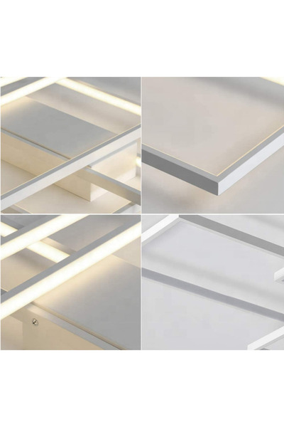 Alista Home LED Chandelier with Remote LANDYN 71 W, Cold/Warm/Neutral Light, Dimmable, White