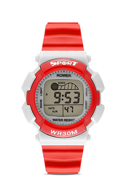 Ticarto Rwr Collection Children &Apos; S Digital Red Silicone Wrist Watch Tct...
