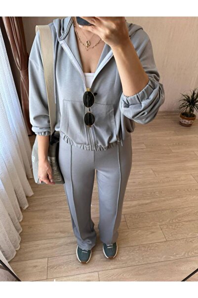 Floral Modal Fabric Jacket Tracksuit Set