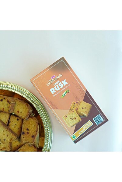 mygovindas Cake Rusk, Eggless, Oven Baked, 150g