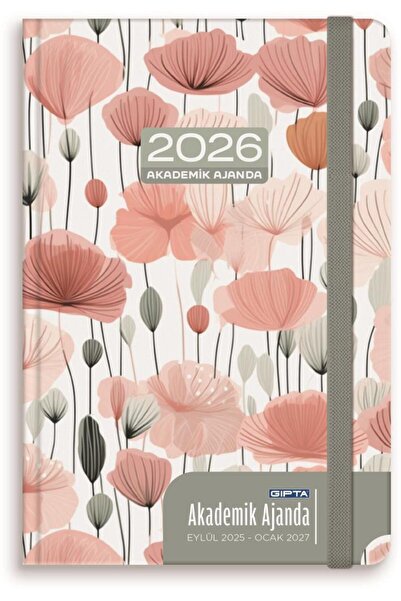 Gıpta 2025 Eylül-2026 Aralık DİKİŞLİ Akademik Ajanda 17X24 Cm Model-8