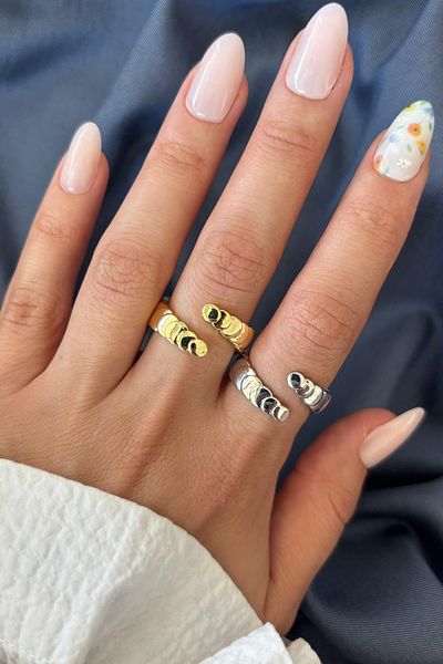 Leo'Stone New Season Moon Phases Design Adjustable Women's Ring