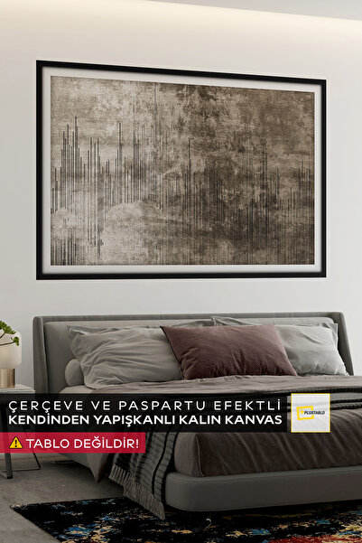 Plustablo Soyut Kendinden Yapışkanlı Poster Duvar Kanvası, Kendinden Yapışkan...