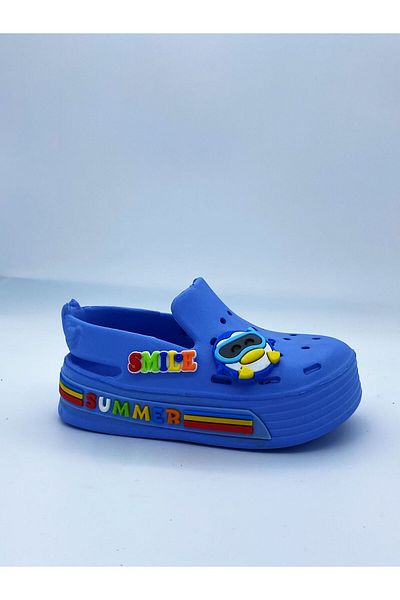 BURAK ALDAY SHOES Children's Extra Light Comfortable Blue Eva Sandals