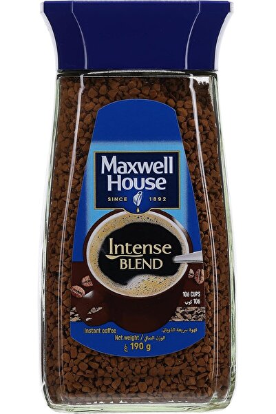 Maxwell House مزيج قهوة بمذاق قوي من ماكسويل هاوس، 190 جم، الحبة الكاملة، إناء