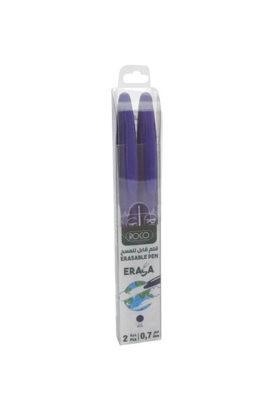 Roco Erasable Pen Set – 2 Pieces Smooth Writing & Clean Erasing