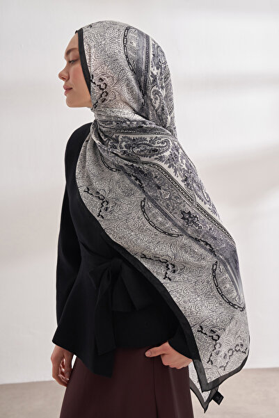 ARMANDA İTHAL VUAL NUIT DESEN ŞAL - SİYAH
