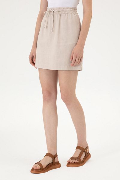 U.S. Polo Assn. Women's Beige Woven Skirt 50300679-Vr011