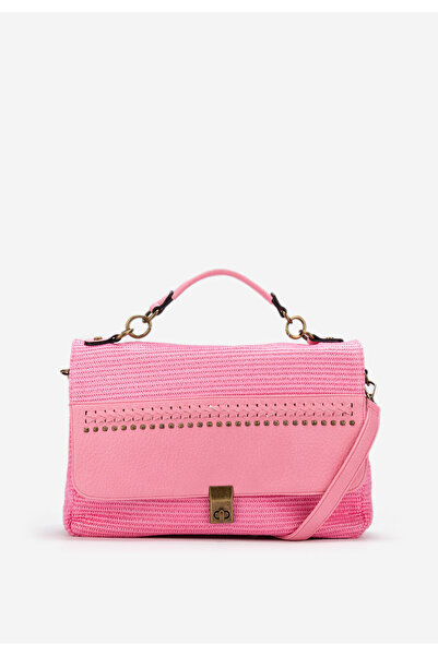 B T Shoes Ružové rukojeť kabelky Lidiya