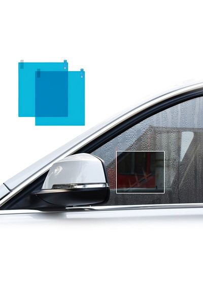 SOHO Anti-Fog Car Film for Windows or Windshield, Set of 2, 15 x 20 cm, Car, Transparent