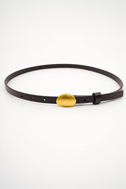 TENA حزام عتيق بمشبك بني للنساء مقاس 1.5 سم