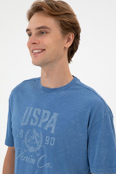 U.S. Polo Assn. Men's Indigo T-Shirt 50300228-Vr028