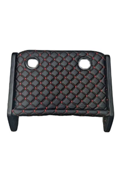 OMC Masa de bord cu 2 suporti pahare, piele ecologica culoare Negru cusatura Rosie, Renault Master 4 202