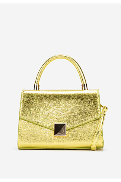 B T Shoes Žlutá rukojeť kabelky Genteel
