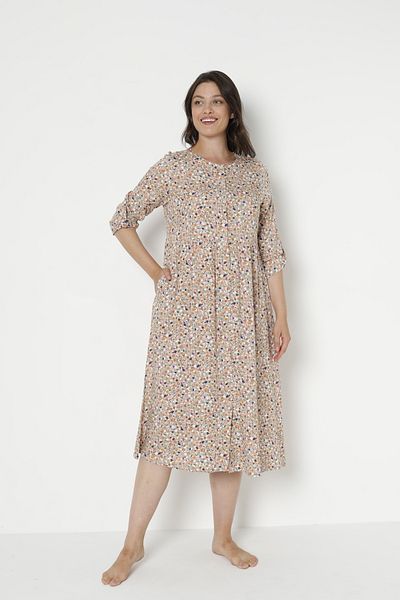 Juliet Deluxe Women's Woven Viscose Fabric Patterned Dress 35096