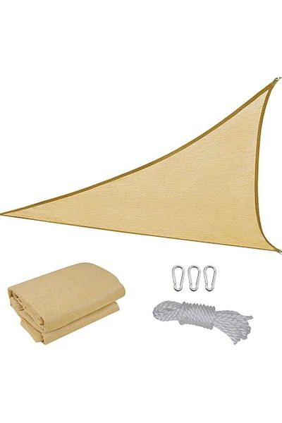 SOHO Prelata de Soare SOHO, Triunghiulara 2x2x2m, Protectie UV, Galbena