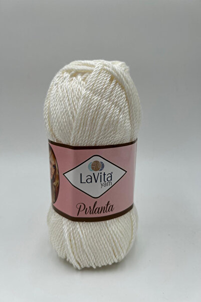 LaVita Yarn Fir de tricotat manual Diamond 100% acrilic 100gr (9501 ALB)