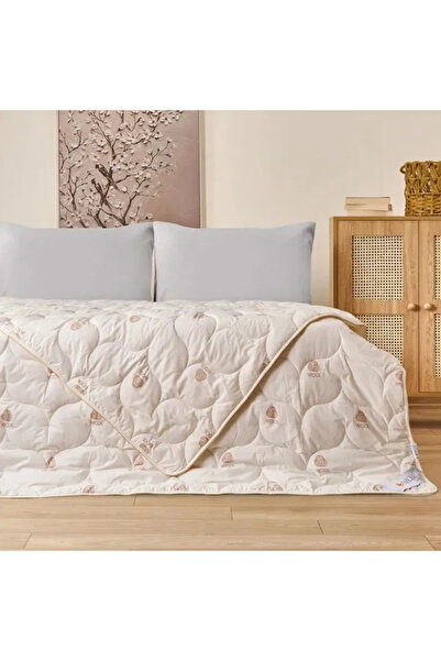 Evidea Soft Single Wool Quilt - White - 155X215 cm