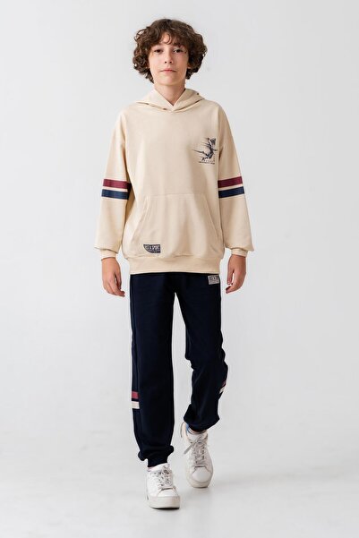 Mışıl Kids Set de trening pentru băieți, cu imprimeu pentru echipa universita...