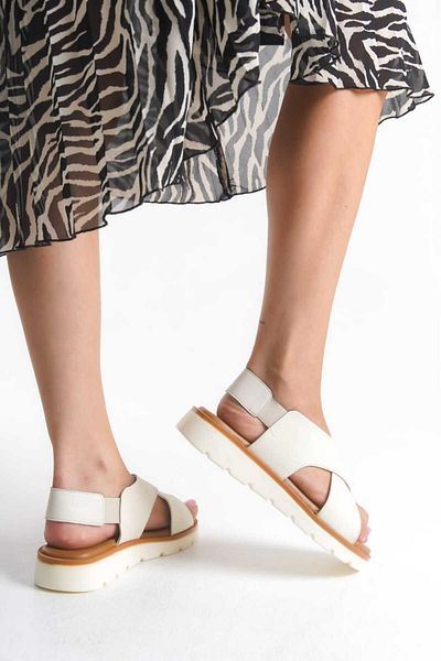 ERNİLA GENUINE LEATHER WOMEN SANDALS