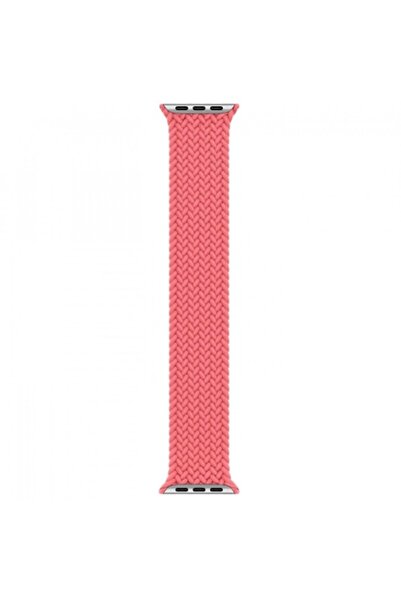 Bibilel Curea cu buclă simplă pentru Apple Watch 42/44 mm, silicon, culoare coral, BBL2283