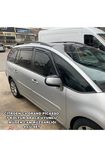 Midkan Citroën C4 Picasso 7 Koltuk Ön Arka Cam Rüzgarlığı Mügen Set 2007-2012
