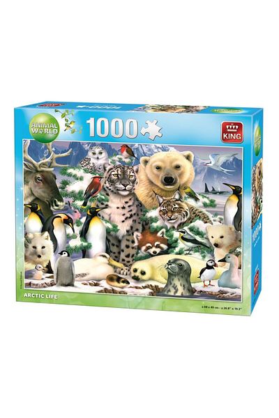 King Puzzle 1000 piese Animal world-Arctic life