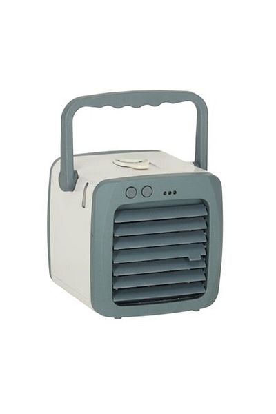 Luka Portable Desk Fan with Humidifier Luka, 3 Operating Modes, White, 14.5x14.5x13.5cm