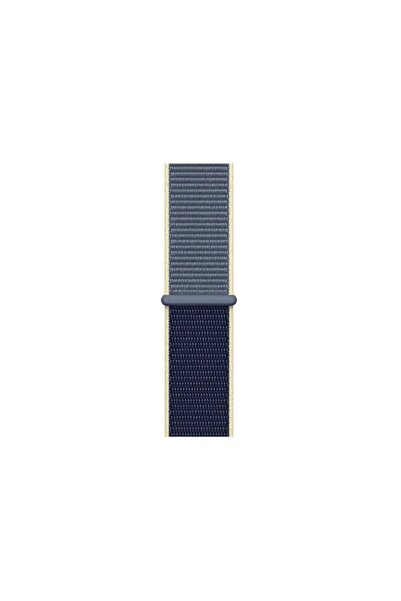 OEM Curea din material textil albastru-galben pentru Apple Watch, 38-40 mm