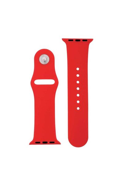 OEM Cherry Red Silicon Strap for Apple Watch, Suitable for 42/44 mm Models