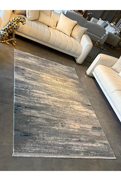 GÜMÜŞSUYU Legro Max 13712 Mavi Halı Therapist Özellikli Salon Halısı