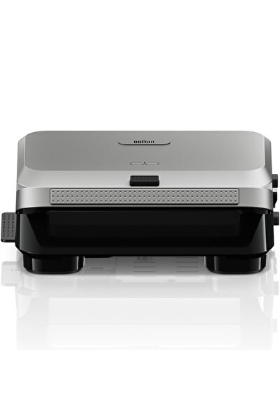 Braun Aparat de gătit sandwich-uri SM5006, 800W, 2 seturi de farfurii detașabile, strat antiaderent premium, sistem de colectare a grăsimii