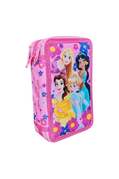 DİSNEY PRİNCESS Penar cu 3 compartimente, echipat, 45 piese, multicolor, Princess, Disney