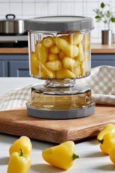 Technow Vps-023 Feta Cheese Olive and Pickle Storage Container 500 ml