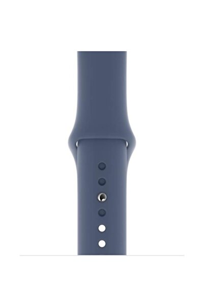 OEM Curea din silicon albastru prăfuit de înaltă calitate, compatibilă cu Apple Watch 42/44 mm