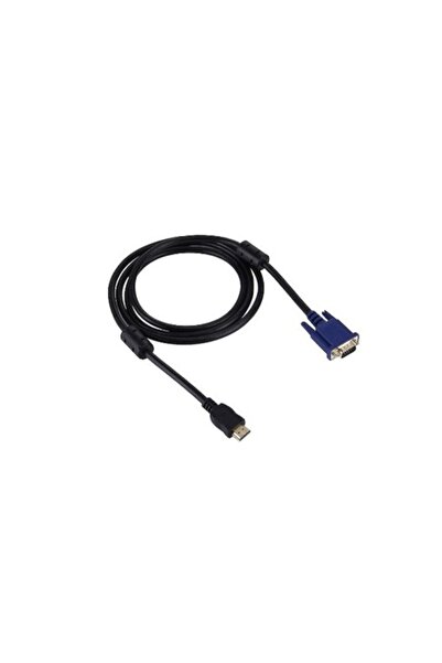 OEM Cablu adaptor HDMI la VGA, 1,8 m, pentru PC, DVD, HDTV, 1024p, negru