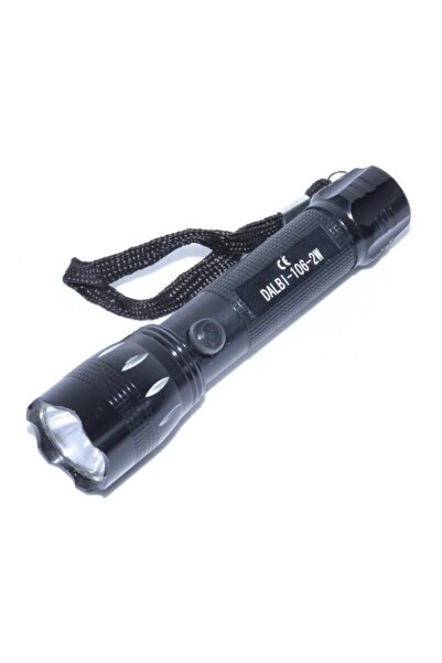 OEM Multifunctional metal LED flashlight, 2 W, powered by 1x AA battery