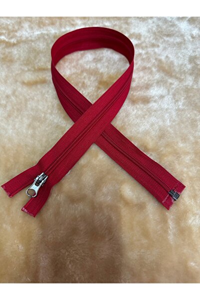 e tuhafiye 1 Adet 60 Cm T10 Separe (Altı Açılan) Kırmızı Mont-Çanta-Tulum-Kıy...